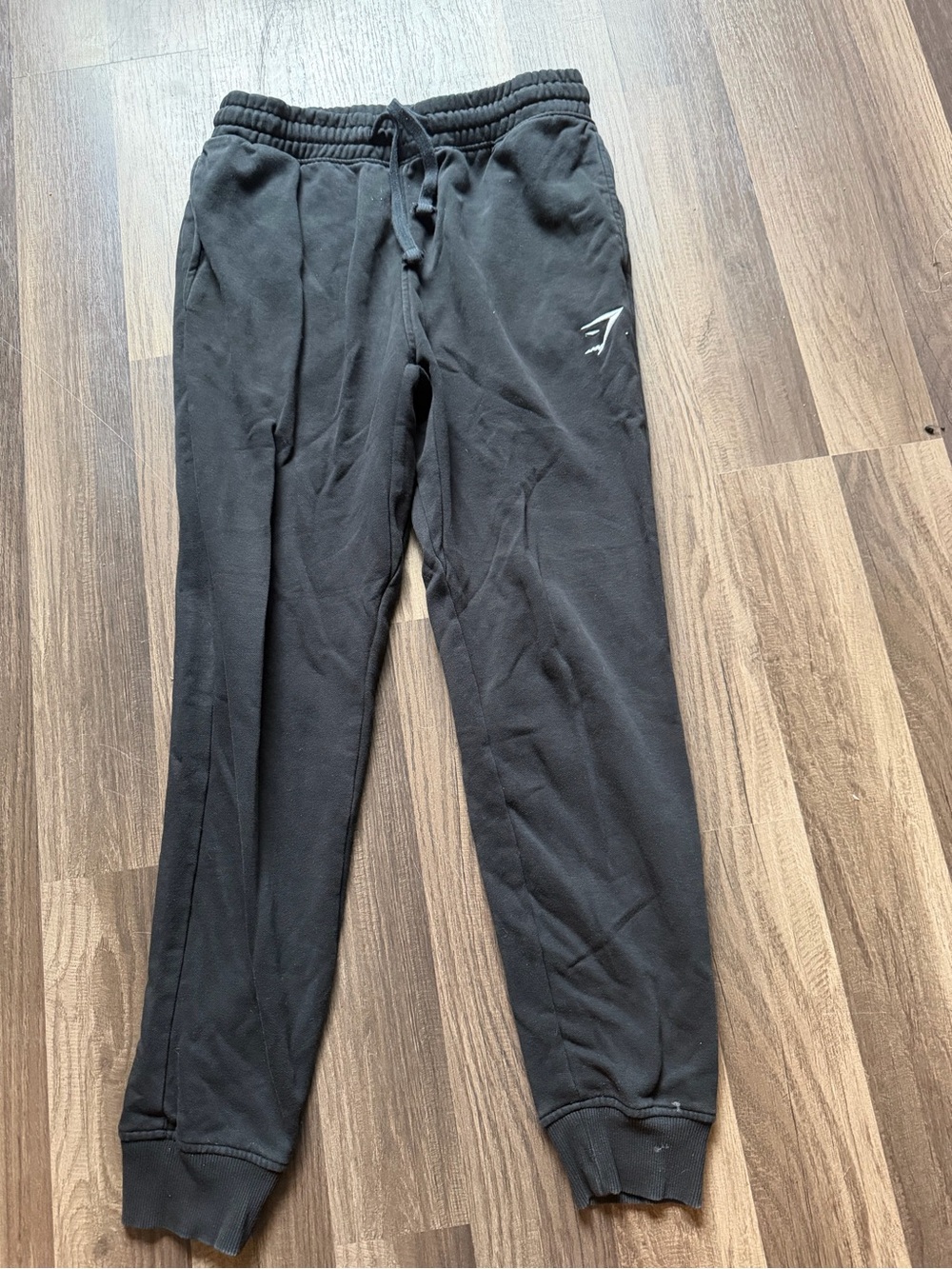Gymshark Men’s Small Black Joggers Sweatpants Logo Athletic
